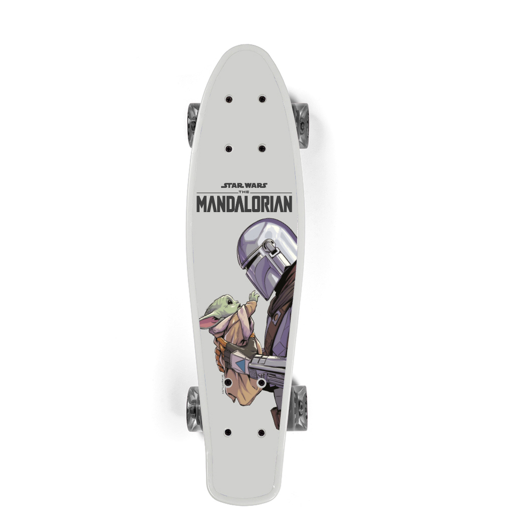 Skate Cruiser Mini Mandalorian & Grogu de 22 polegadas