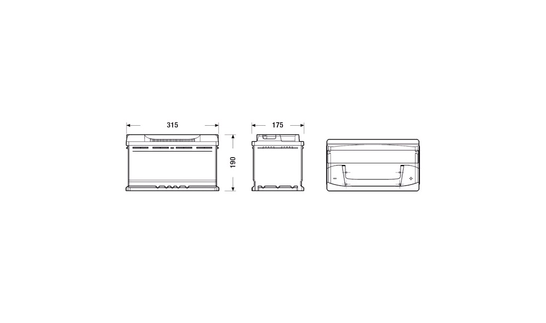 Batteri 12V 80Ah