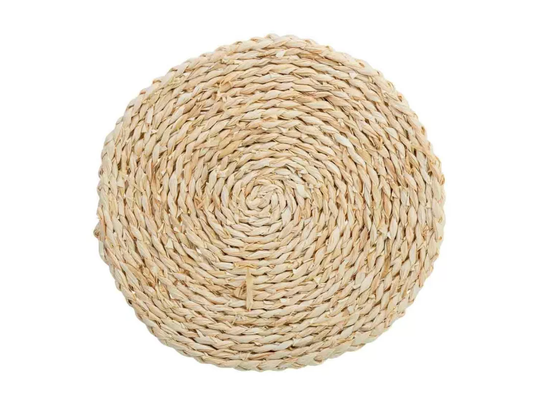 Set de table tressé en fibre de maïs