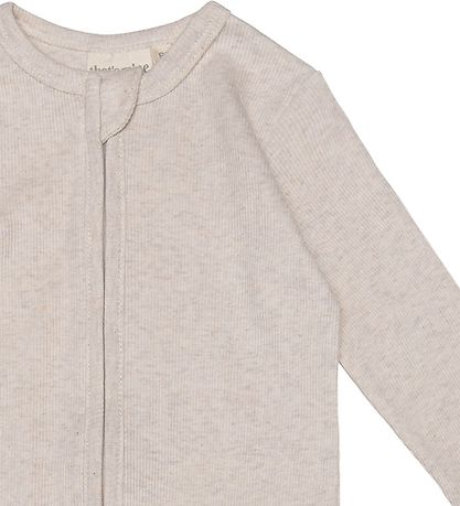That's Mine Strampler - Cathie - Rib - Light Brown Melange