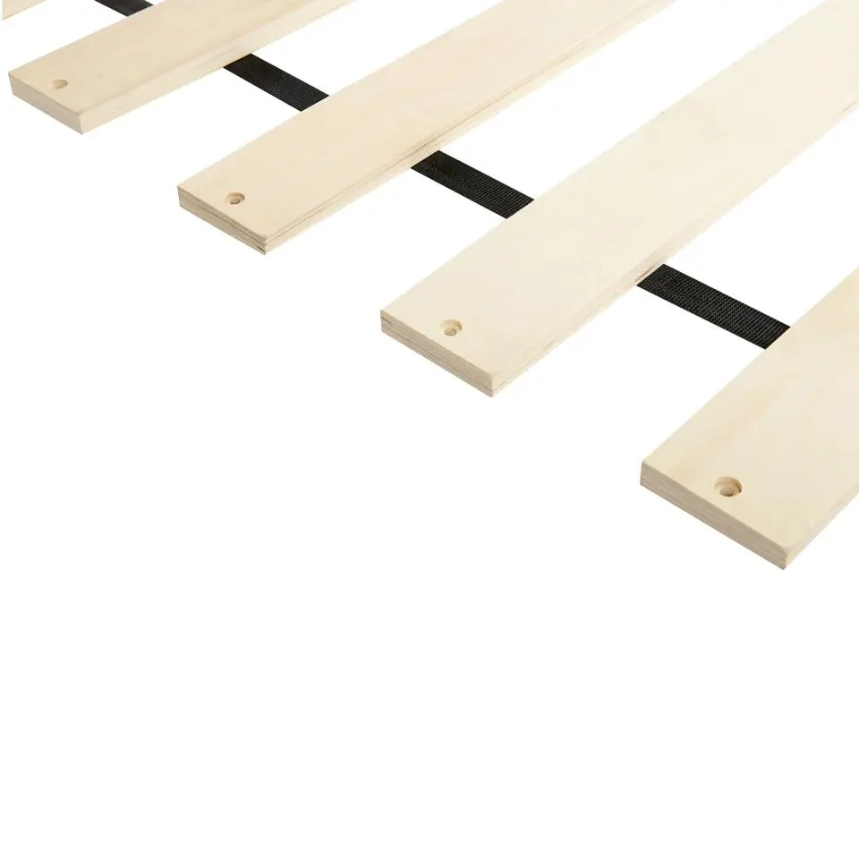 VALOGNES - Tweepersoonsbed - Beige - 160 x 200 cm - Corduroy