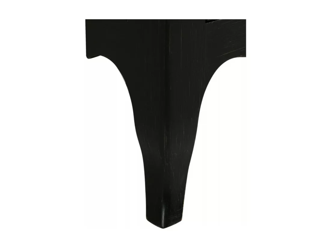 Bibus vitré Bois-MDF Noir - Manoir Interior's