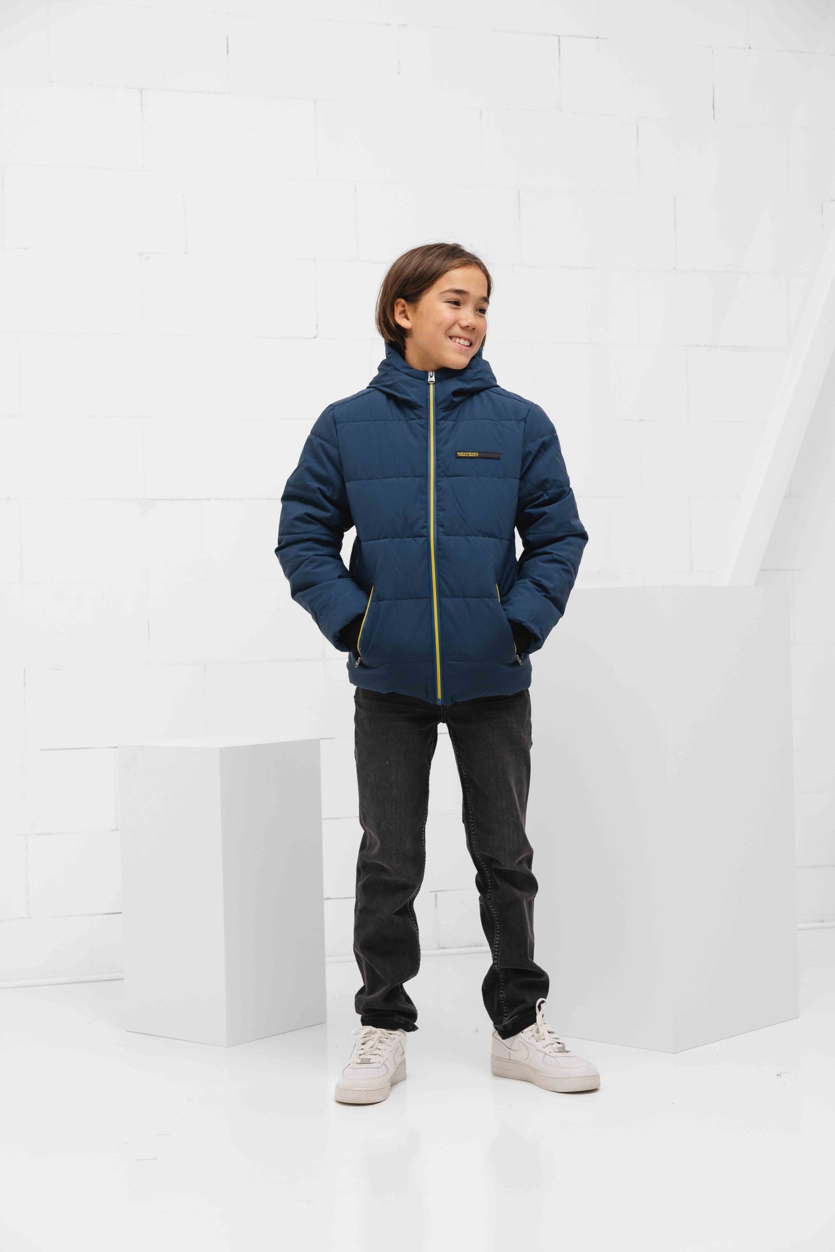 Vingino Terrel Jas Kids Donkerblauw