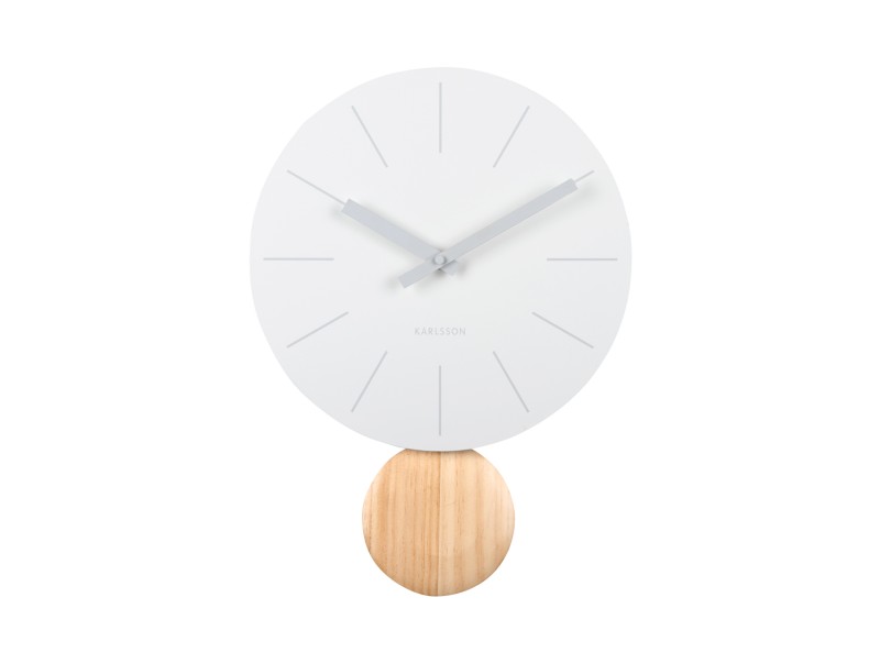 Wall Clock Arlo pendulum KA5967GR Jungle green