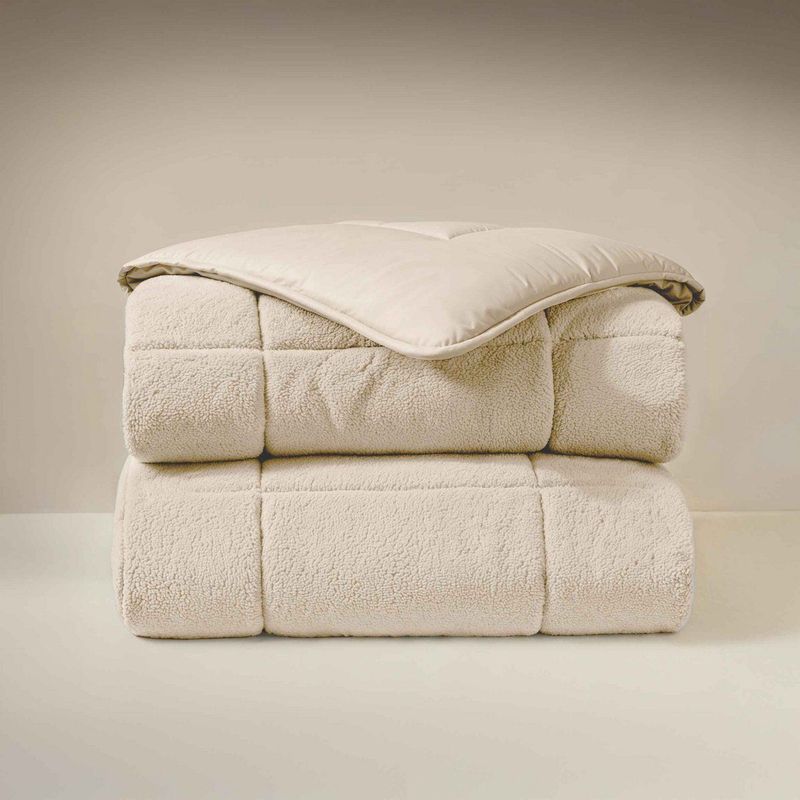 Zelesta® Teddybed - Dekbedovertrek - Creme - Wasbaar - Fluffy