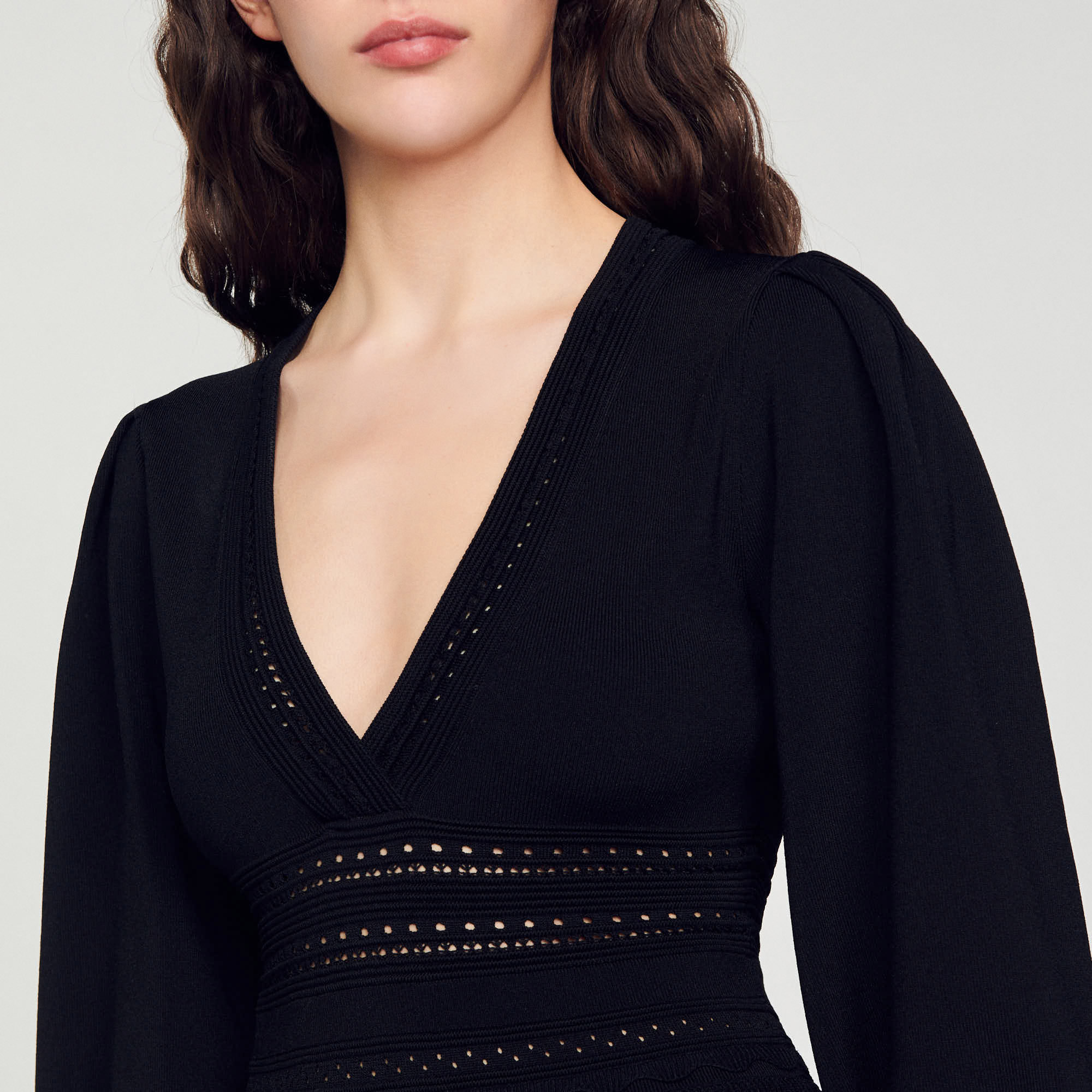 Robe courte á volants