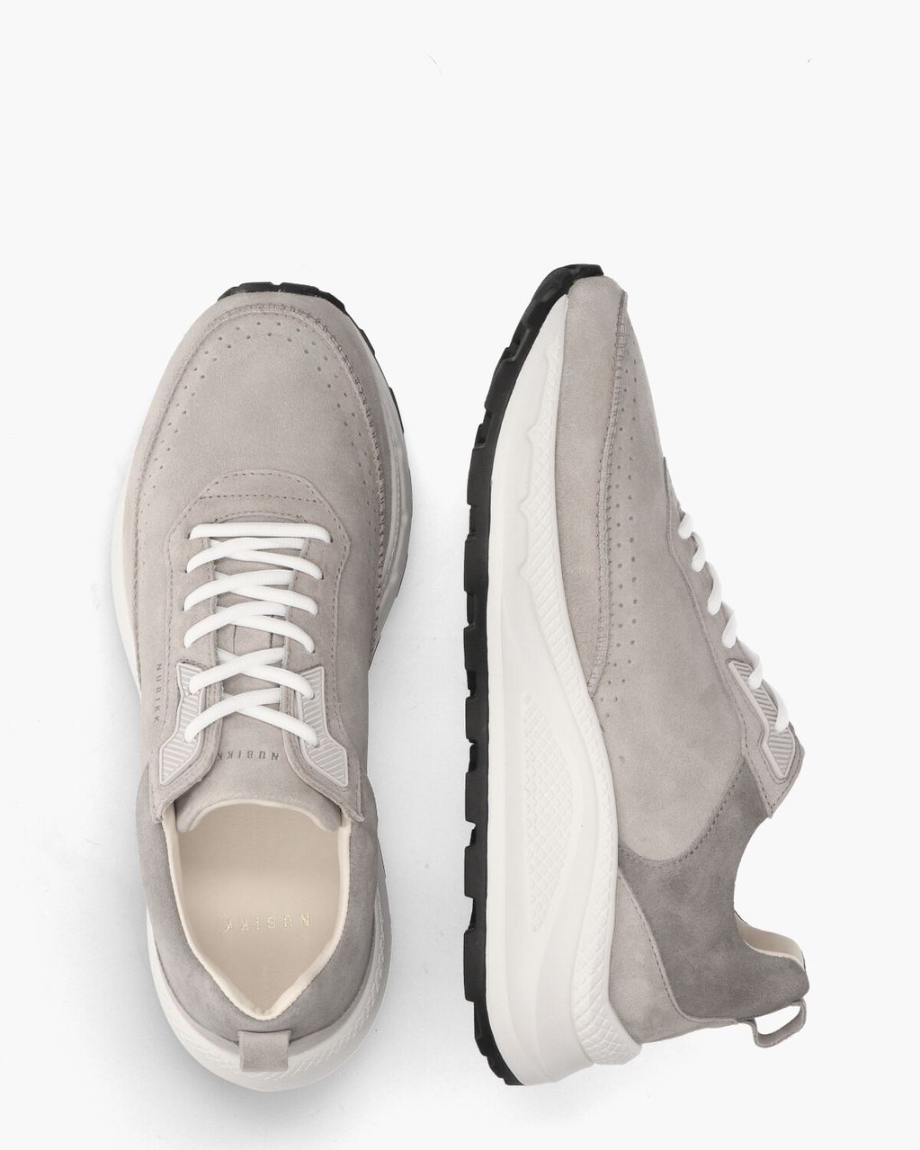 Nubikk Oberon Reese Grijs Herensneakers