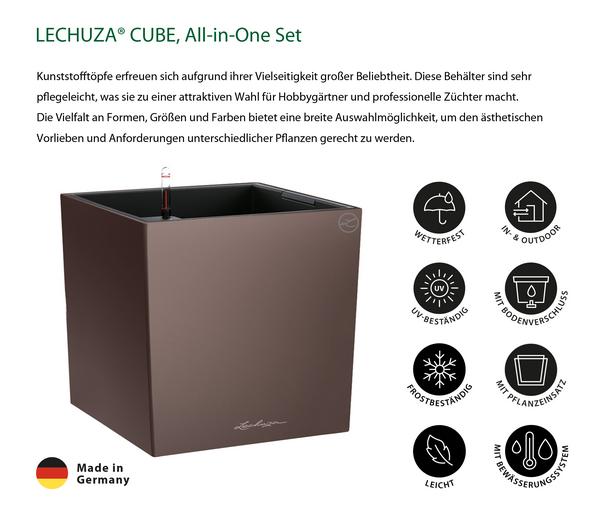 LECHUZA® CUBE, All-in-One Set
