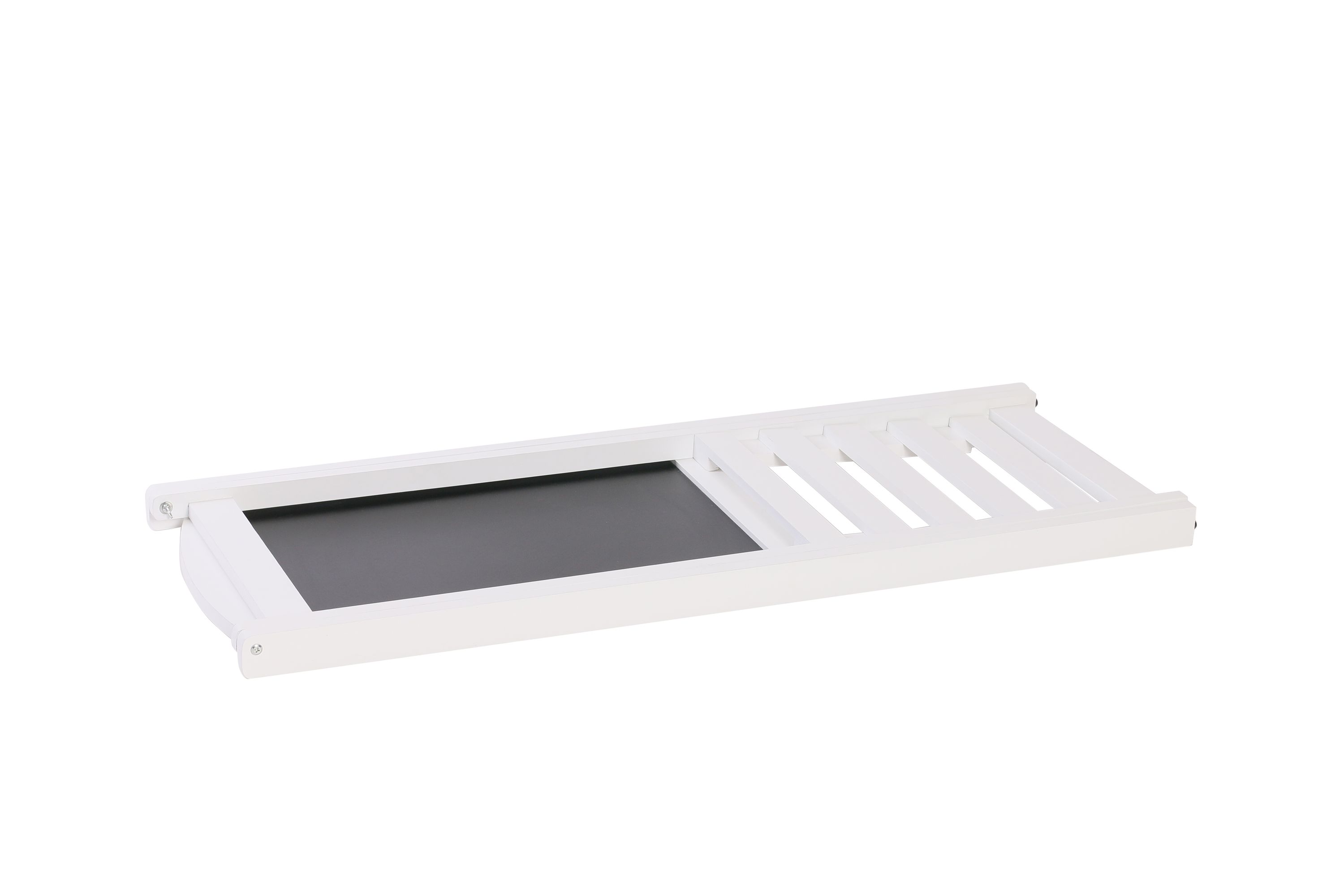 Kundenstopper Kreidetafel mit Ablage 110 x 41 cm weiss