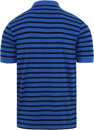 Sun68 Poloshirt Strepen Royal Blauw A33107-12 kopen
