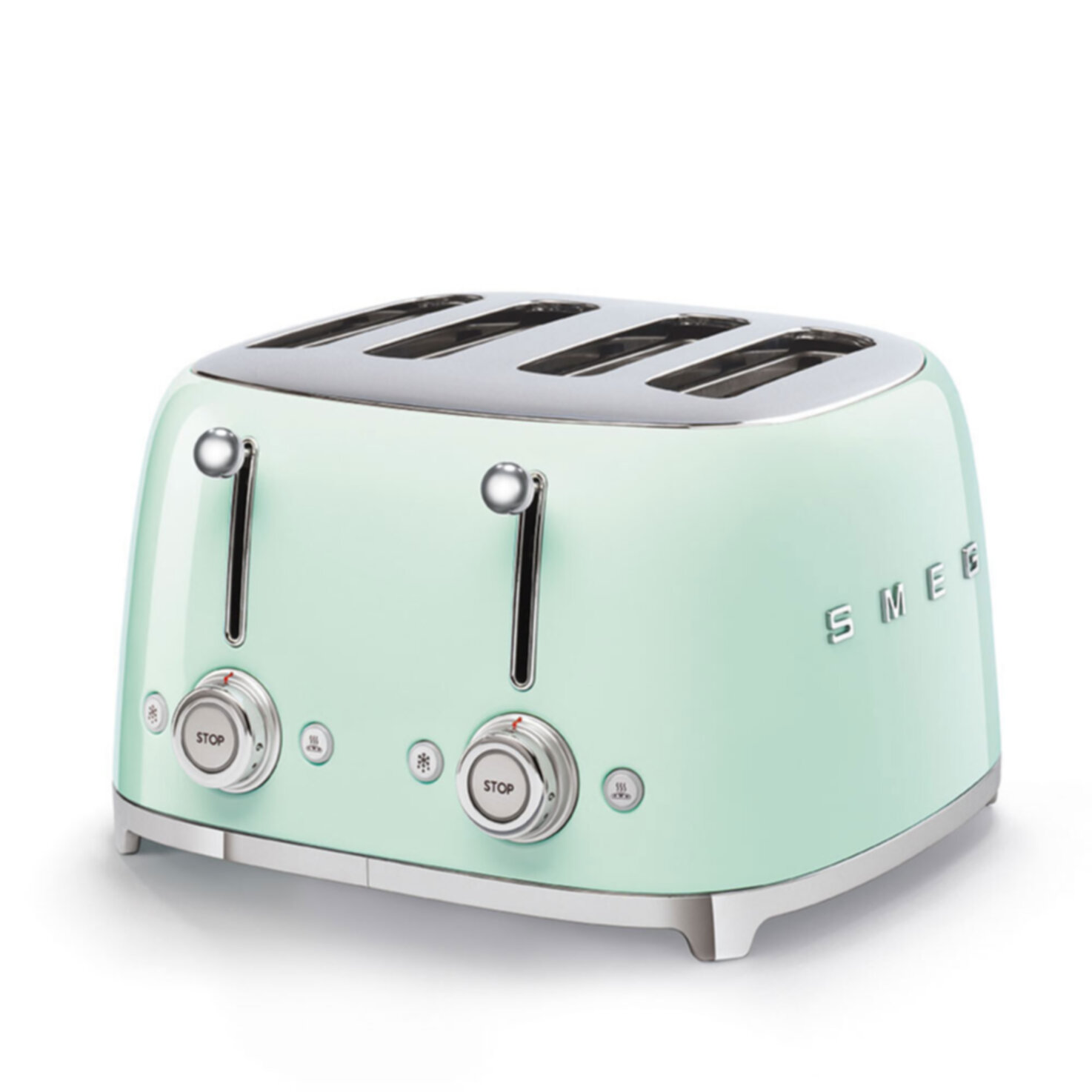 Smeg 4-Schlitz-Toaster TSF03PGEU Pastellgrün