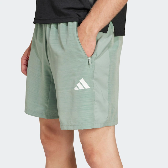 adidas Performance Shorts »TR-ES WV MEL S«  Trainingsshorts, meliert, leicht & atmungsaktiv