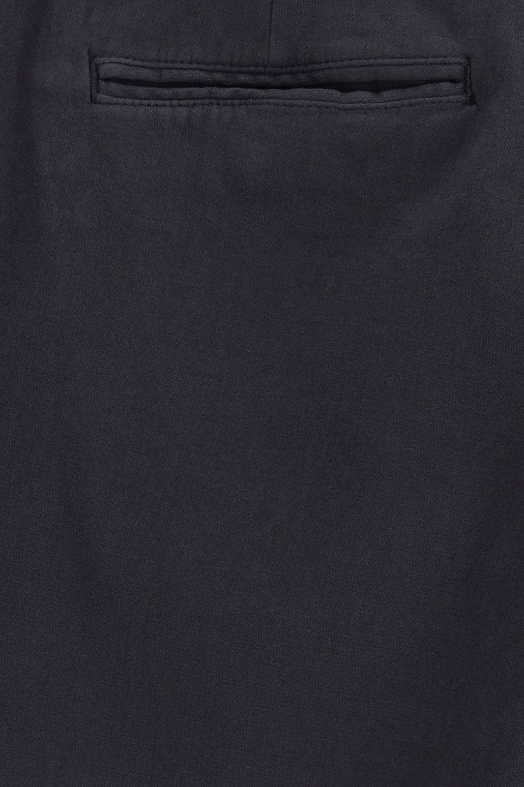 Donkergrijze katoenen chino