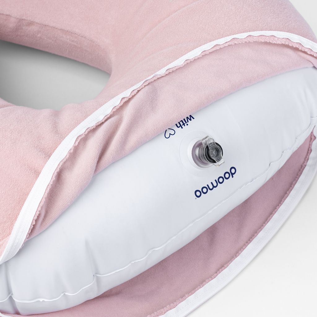 doomoodoomoo   Aufblasbares Mehrzweckkissen Nursing Air Pillow rosa