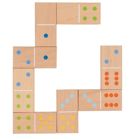 goki XXL Domino im Baumwollbeutel