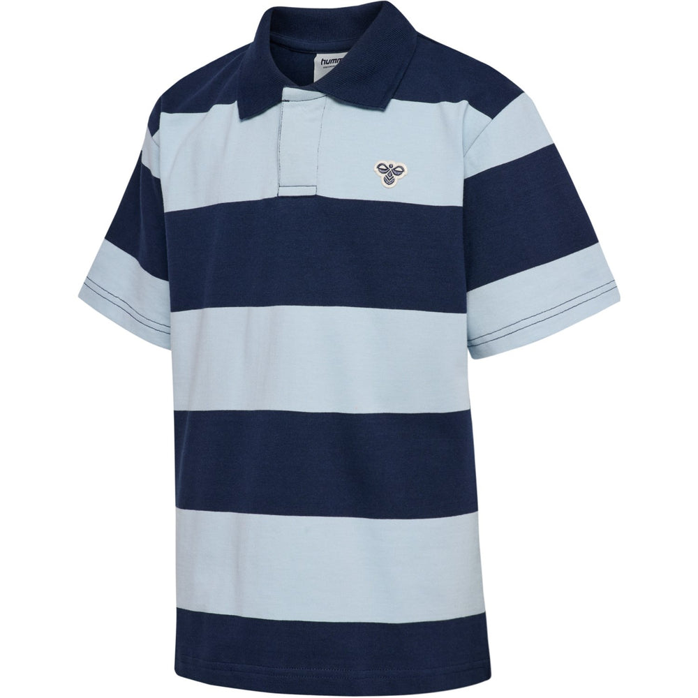 Køb Hummel Dress Blues Jr Loose Striped Polo S/S Bee