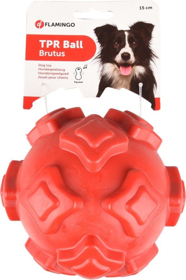 Flamingo f-518197 - Balle en Caoutchouc avec Sifflet pour Chiens