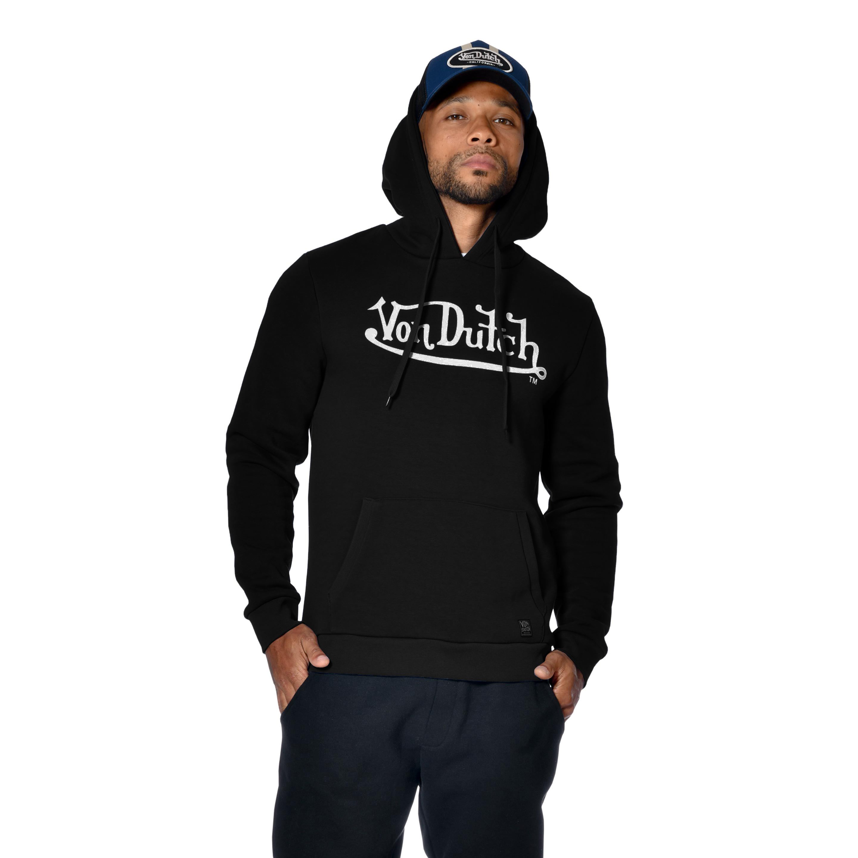 Von dutch - Sweat à capuche Logan Noir