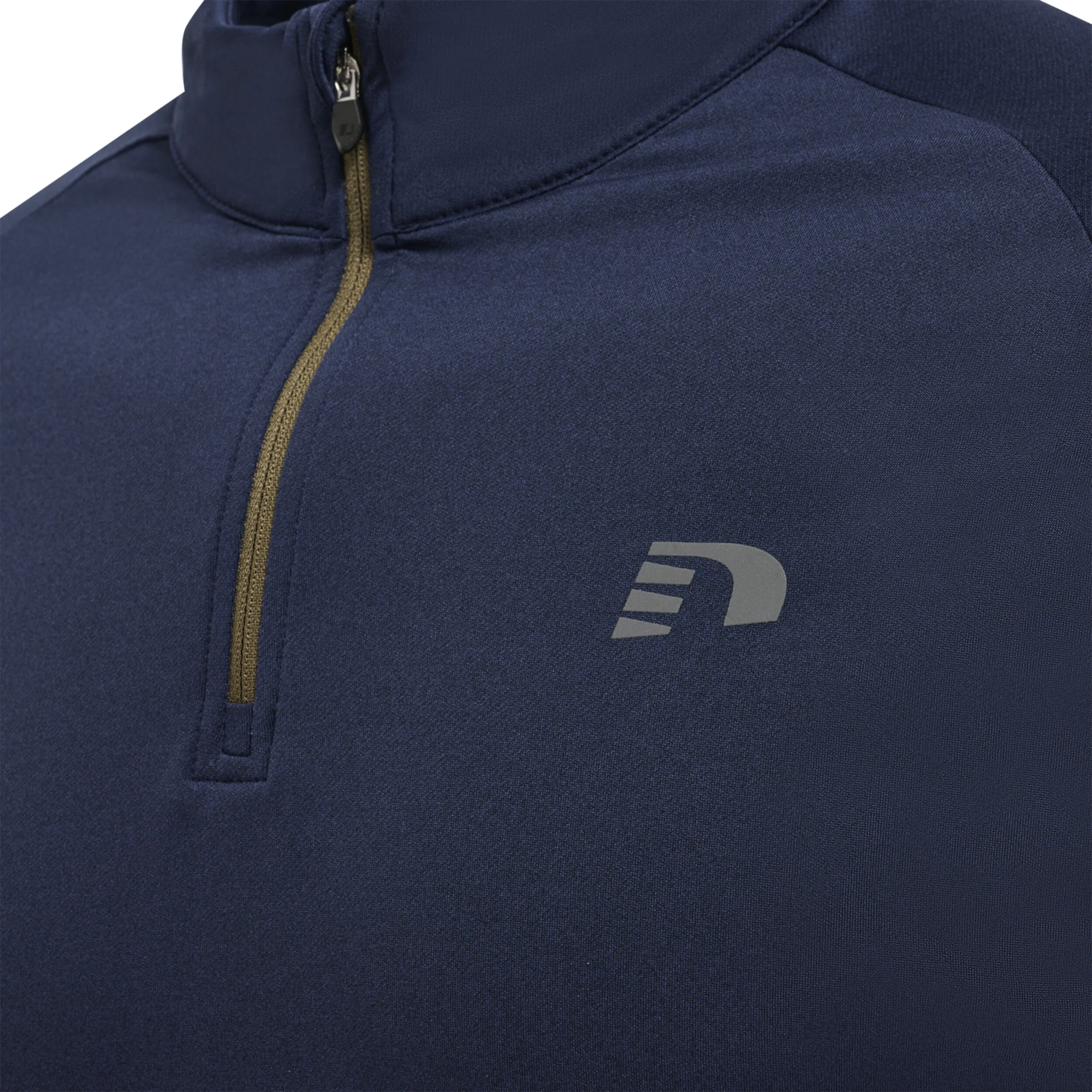 Newline Half-Zip Haut Manches Longues Hommes - Bleu Foncé , Vert Olive