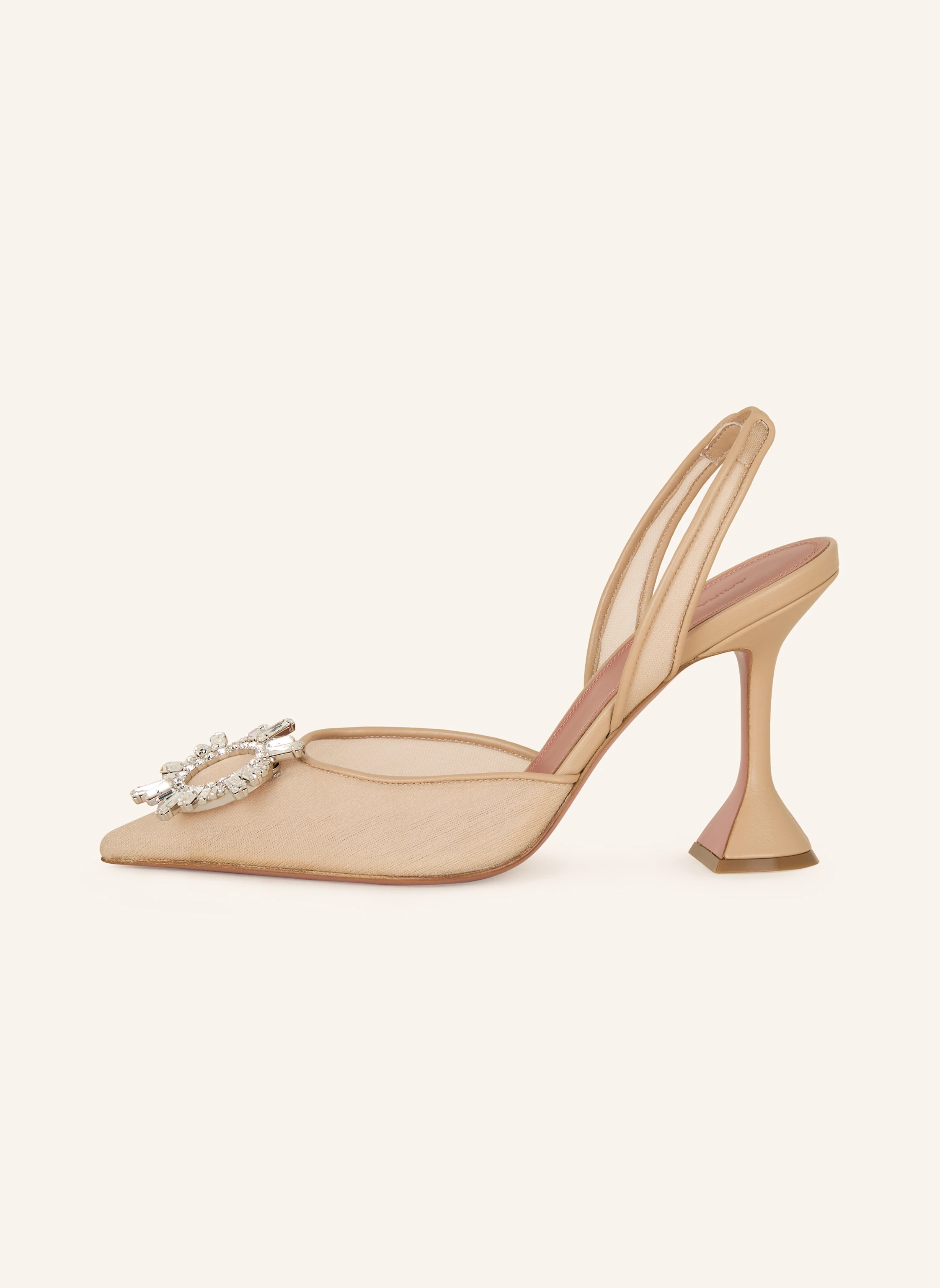 AMINA MUADDI Slingpumps BEGUM mit Schmucksteinen