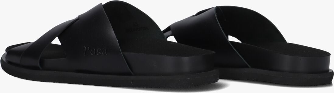 zwarte posa slippers sea-slide misto