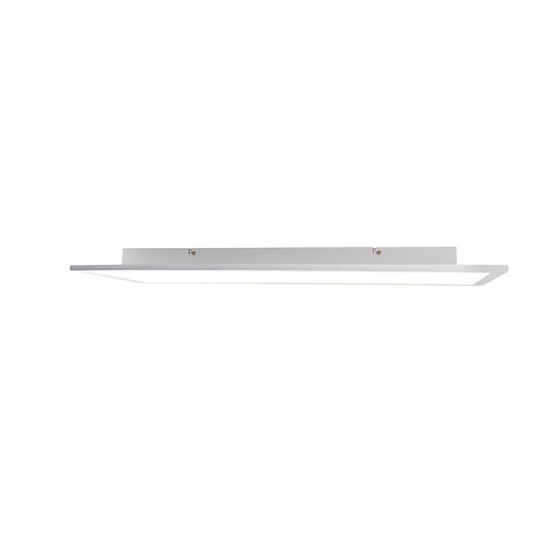 Modern LED paneel staal 80 cm incl. LED - Liv