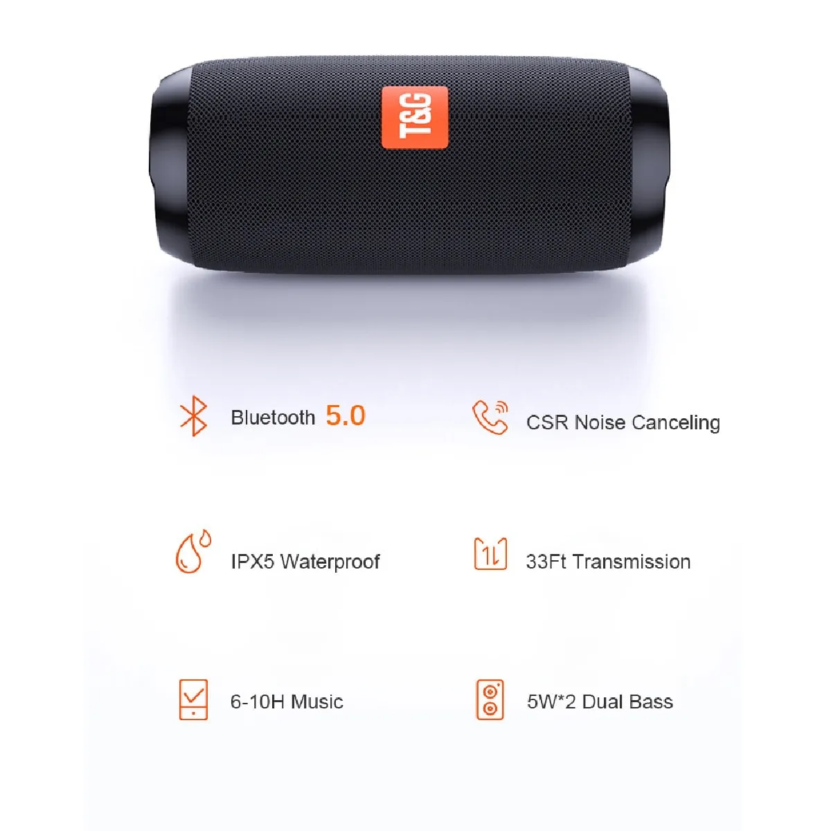 Universal Haut-parleur Bluetooth 20W - Noir