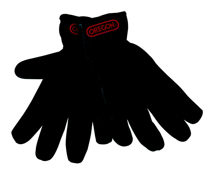 Gants de travail Oregon 539171M - Cuir et polyester - Coloris noir et gris - Taille 9 (M)