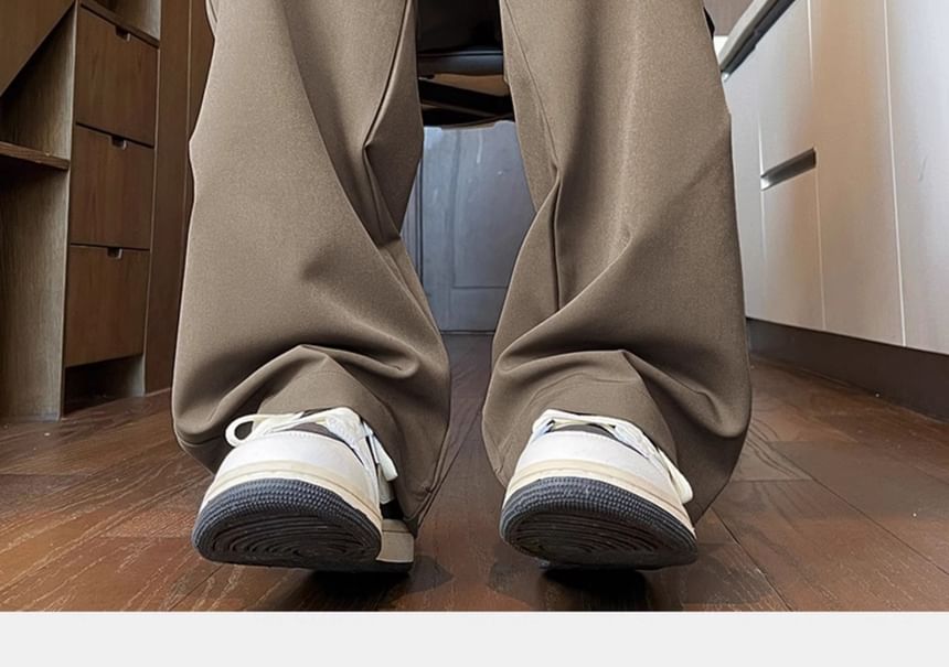 AXEN - Effen losse broek met trekkoord in de taille