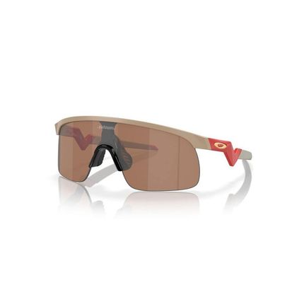 Lunettes de soleil Oakley RESISTOR MATTE TERRAIN TAN PRIZM TUNGSTEN - Rouge