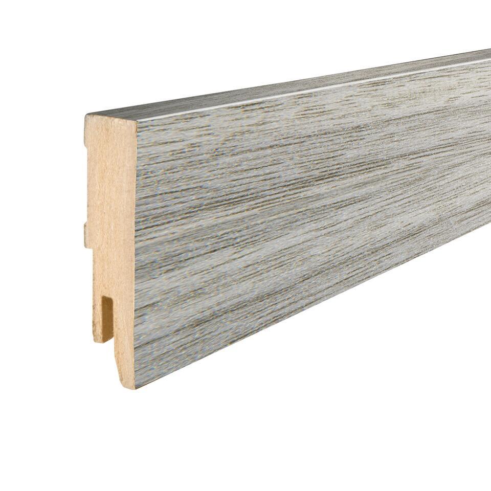 Plint Grijs Eiken MDF 6 cm