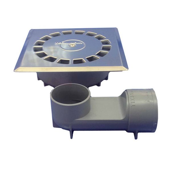 Tecnoágua Sifão Pavimento com Tampa Inox 10 x 10 Ø40 - 50890
