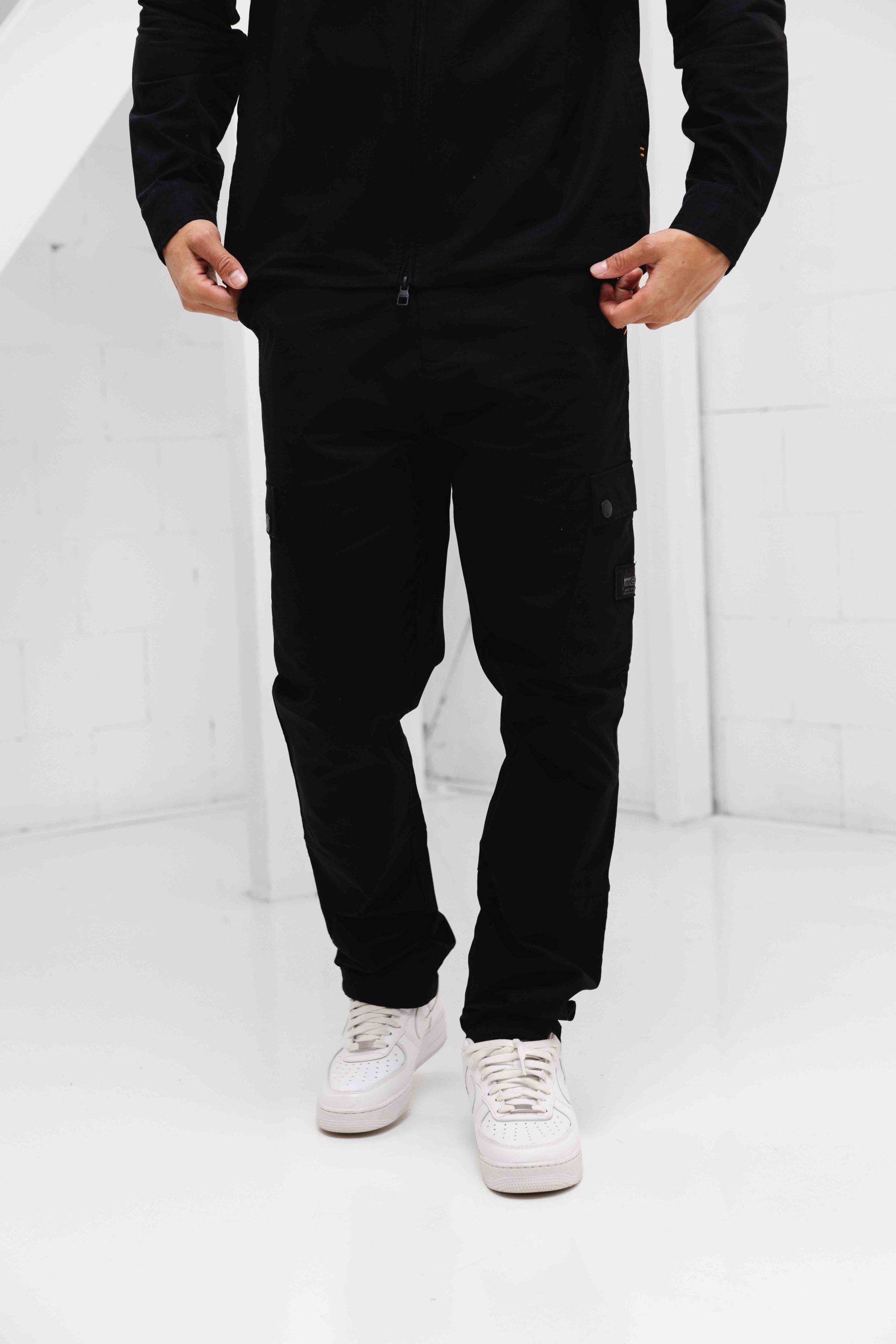 Cruyff Cotton Ripstop Trainingspak Heren Zwart