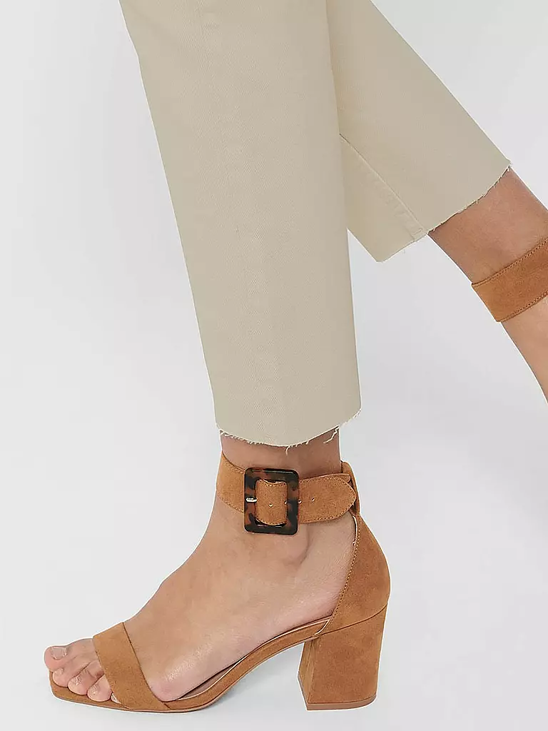 ONLY Hose Straight Fit Highwaist Curvy ONLEMILY beige