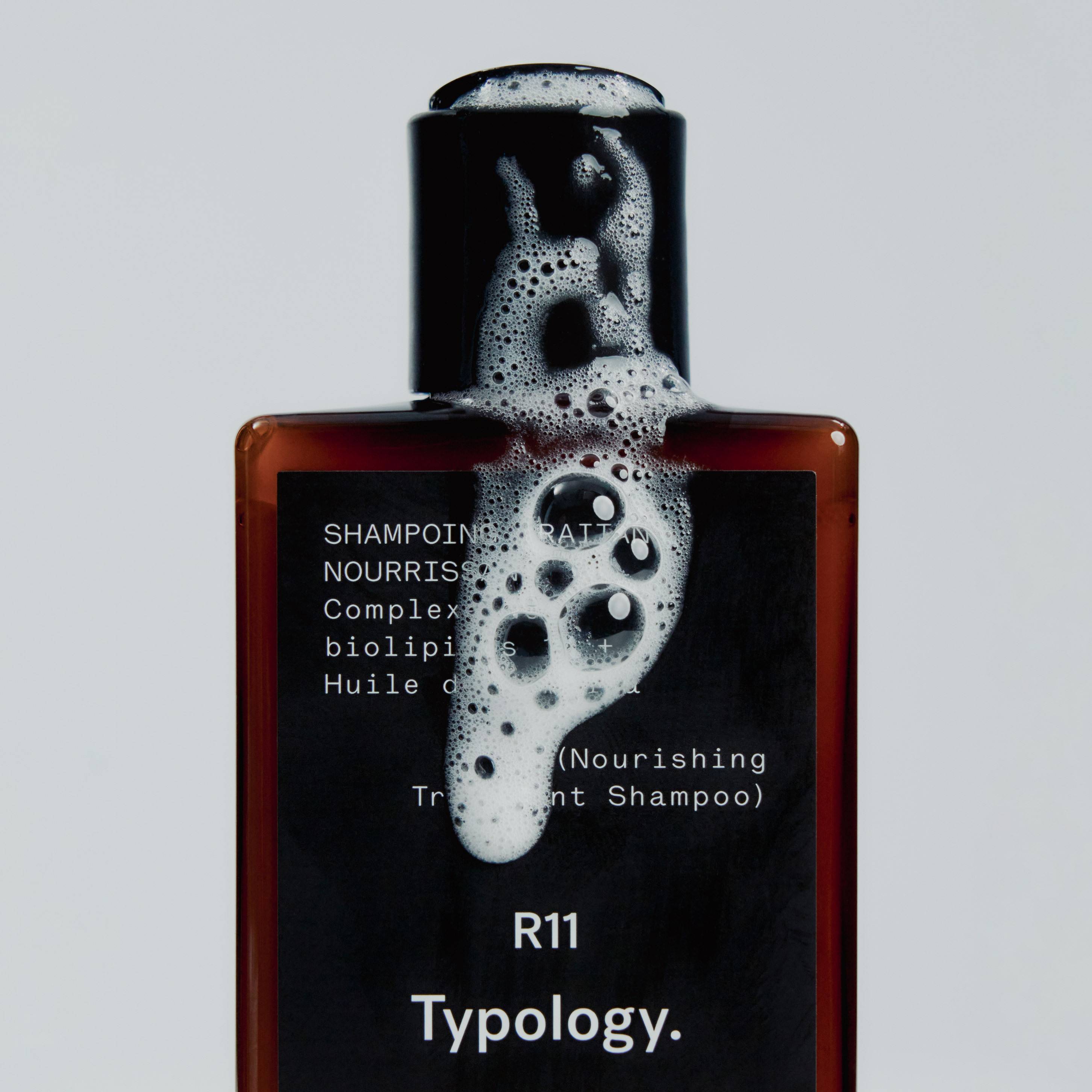 R11 - Shampoing traitant nourrissant<br>Complexe de biolipides 1% + huile de camélia