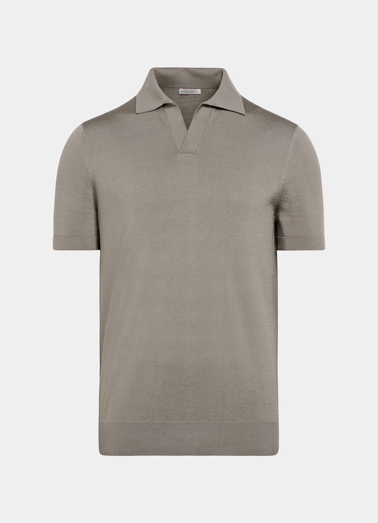Polo sans boutons vert