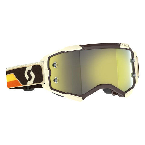 Scott - Masque Fury Marron / Beige / Jaune