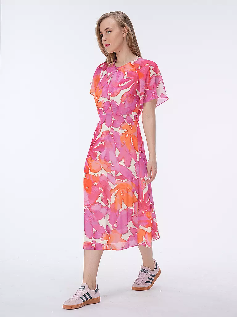 COMMA Midikleid pink