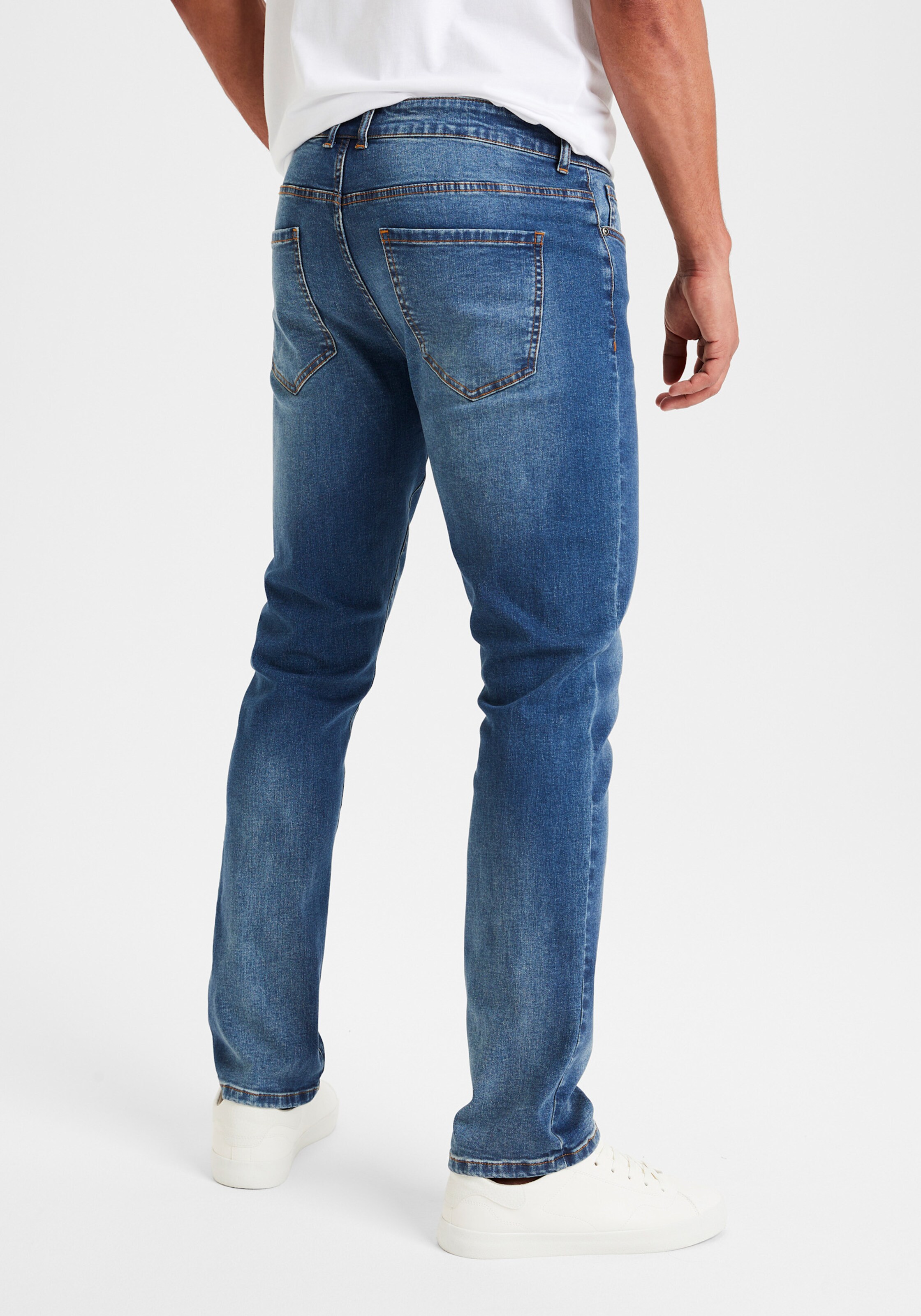 Buffalo 5-Pocket-Jeans in dark-blue-denim