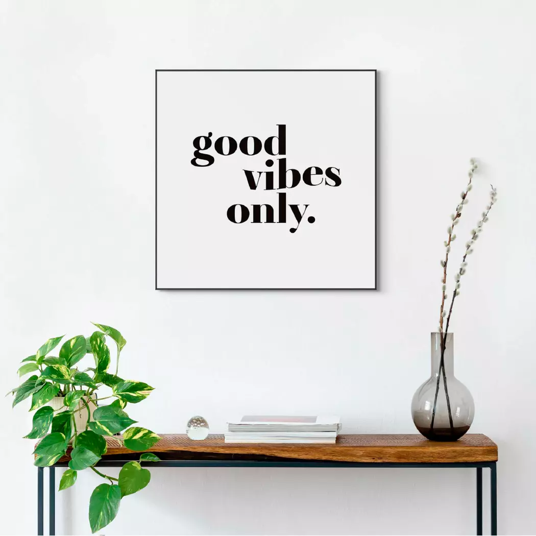 Wandbild 50 x 50 cm Good Vibes