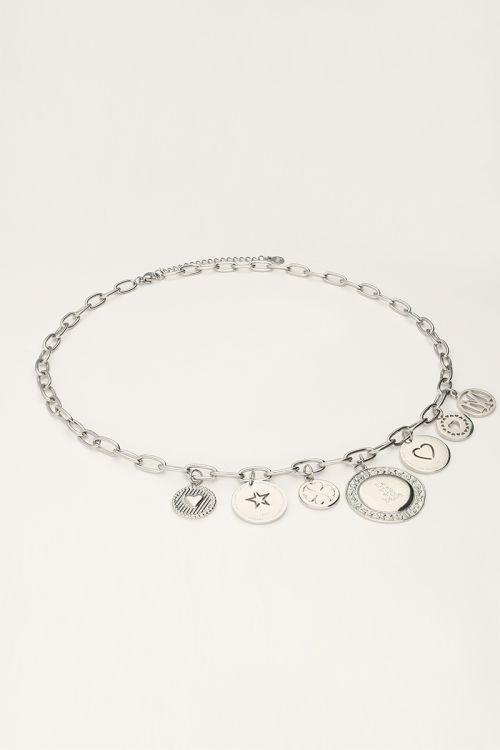 Starry bedel ketting met munten