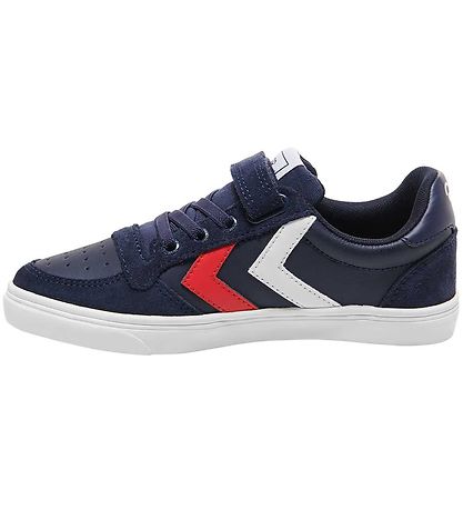 Hummel Schuhe - Slimmer Stadil Leather Low Jr. - Peacoat