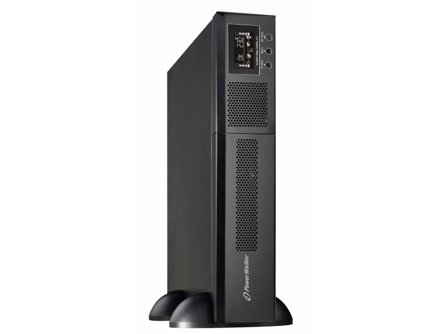 PowerWalker VFI 1000 RMG PF1, Dobbeltkonvertering (online), 1 kVA, 1000 W, Sine, 110 V, 300 V