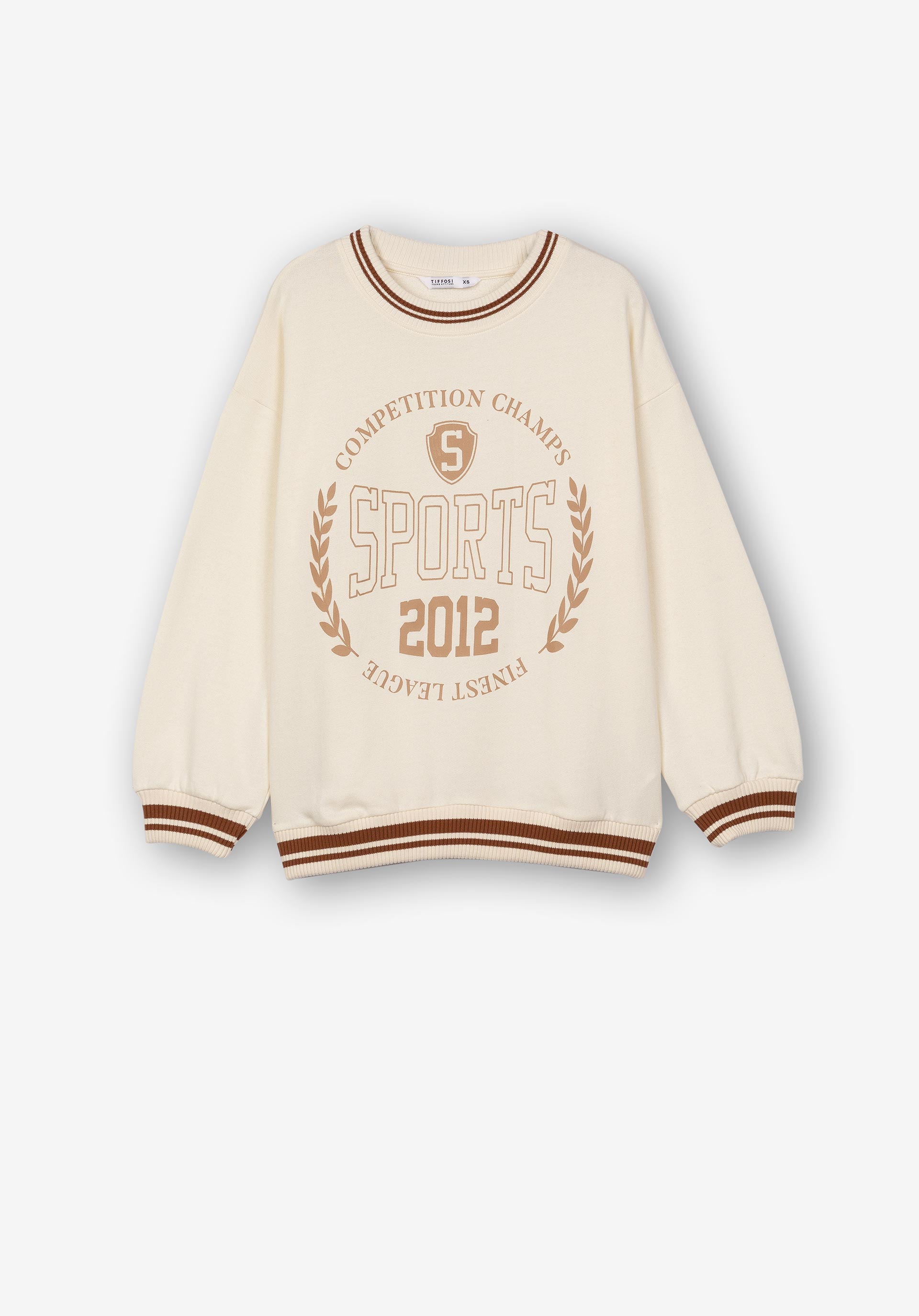 Sweatshirt com Estampado Frontal