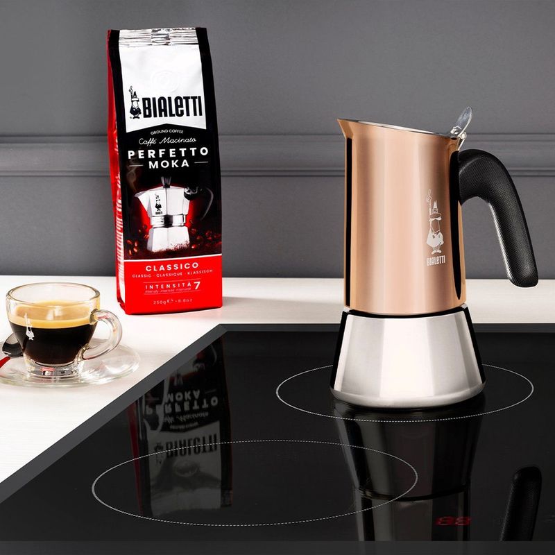 Bialetti Venus Copper - Percolator - 6 kops - Roestvrijstaal - Inductiegeschikt