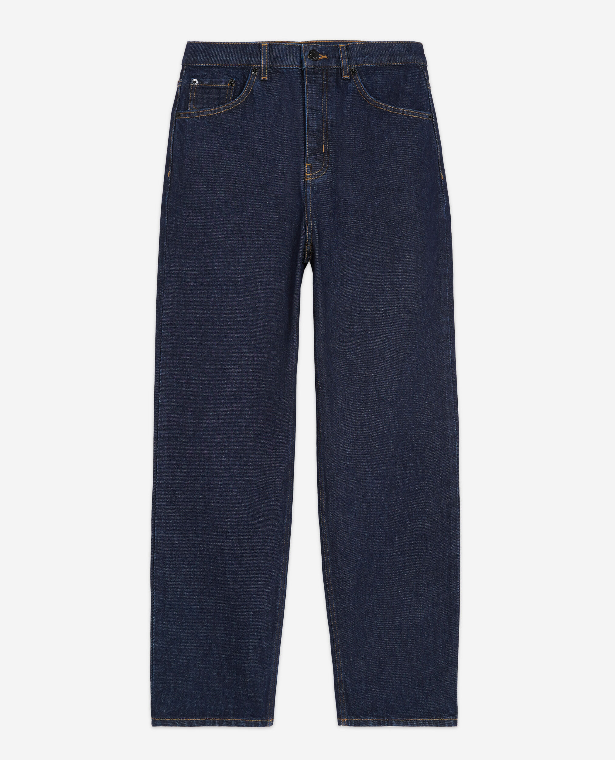 Jean droit bleu