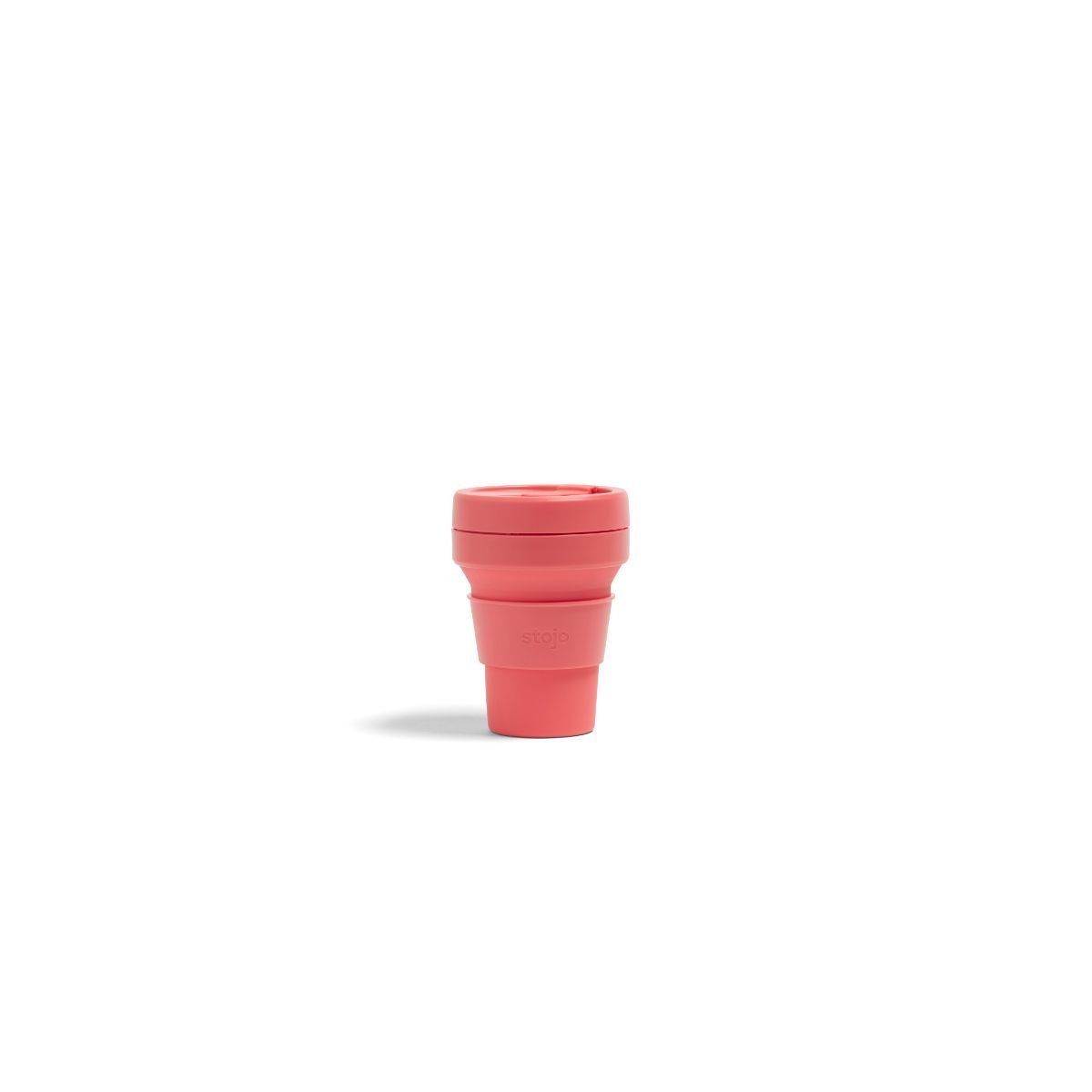Coral Collapsible Coffee Cup