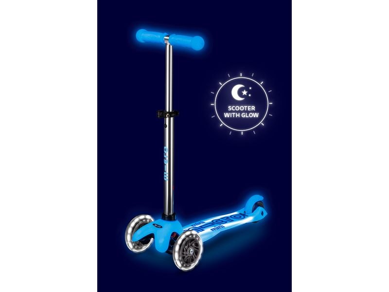 Micro Mobility Kickboard Mini Micro Deluxe Glow Plus LED Bl Scooter für Kinder