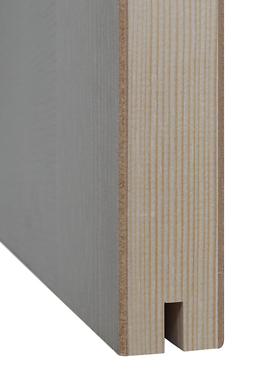 Porte coulissante postformée 2 panneaux CDG H.204 x l.73 cm