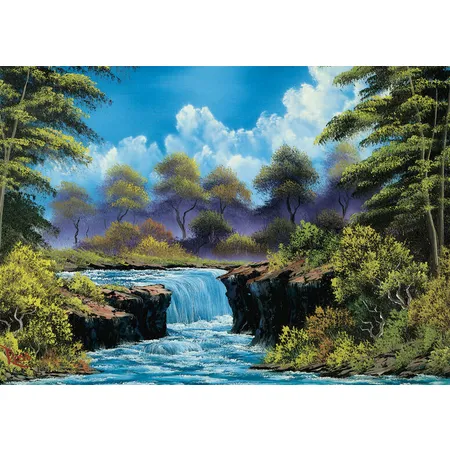 Schmidt Spiele Puzzle - Wasserfall auf der Lichtung, 1000 Teile